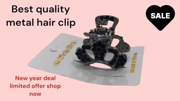 4 Piece Metal Hair Clip - Image 5