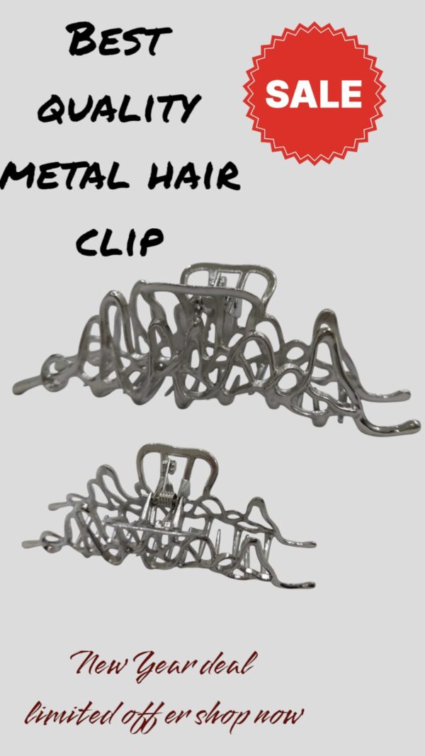 4 Piece Best Quality Metal Hair Clip - Image 3