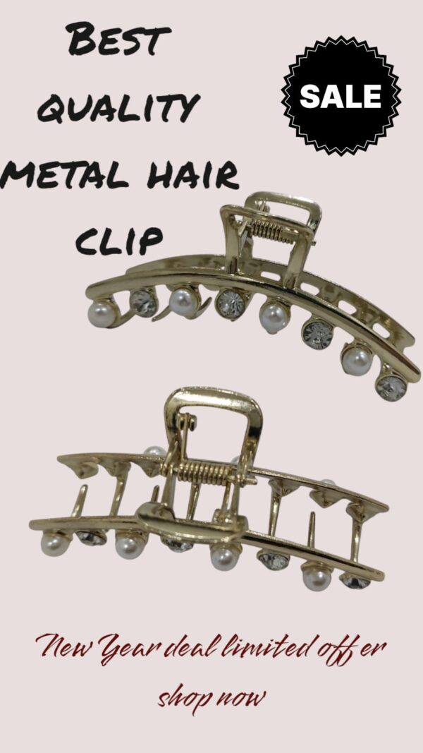 4 Piece Best Quality Metal Hair Clip - Image 2