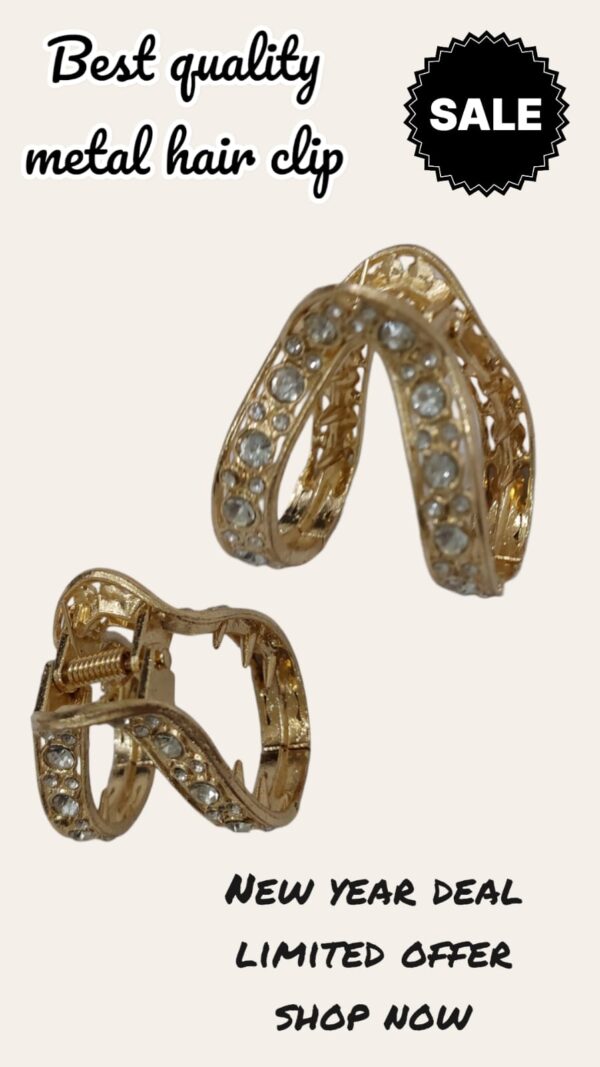 3 PIECE METAL HAIR CLIP - Image 3