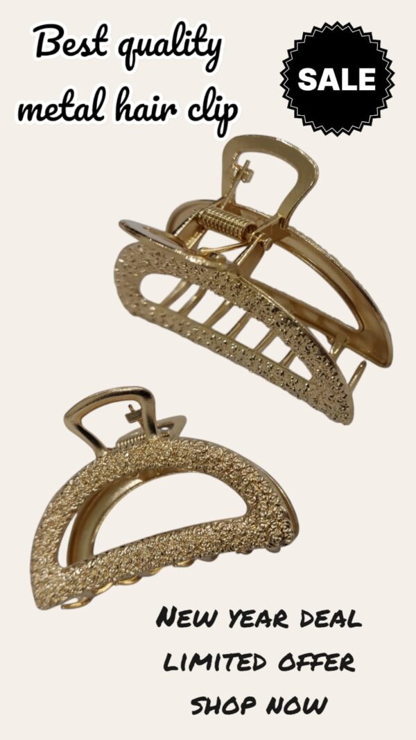 3 PIECE METAL HAIR CLIP - Image 2