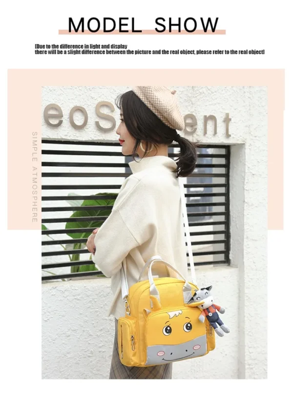 (NW000105) Maternity Bag For Baby Bags For Mom Cartoon Pattern Maternity Backpack Baby Nappy Bag (random color) - Image 2