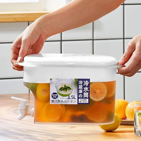 3.5 Litre Cold Kettle with Tap Fridge and Chilled Drink Dispenser - Image 2