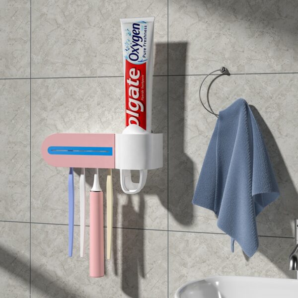 (NW00093) UV Smart Toothbrush Sterilizer Holder and Toothpaste Dispenser - Image 5