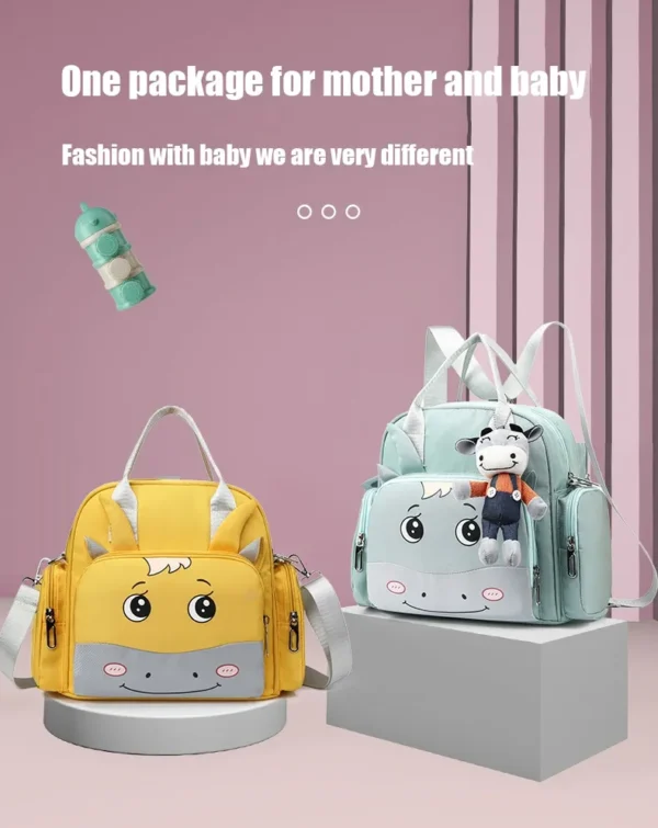 (NW000105) Maternity Bag For Baby Bags For Mom Cartoon Pattern Maternity Backpack Baby Nappy Bag (random color)